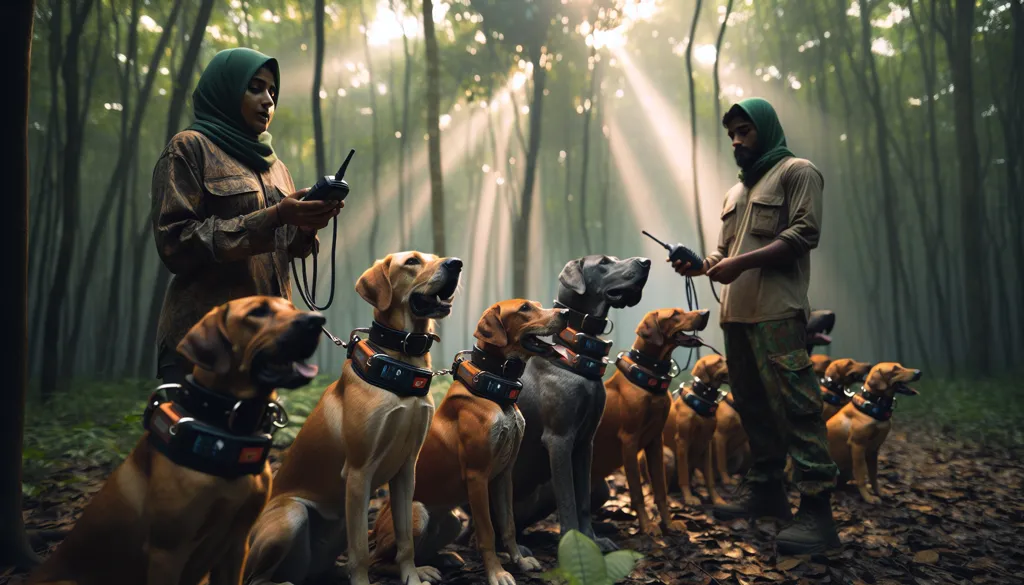 cum se utilizează zgarda de antrenament pentru câini de vânătoare