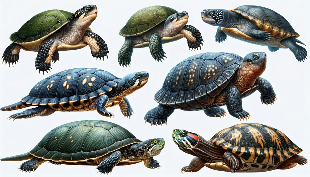 Doar specii de țestoase de apă dulce din Europa realistic